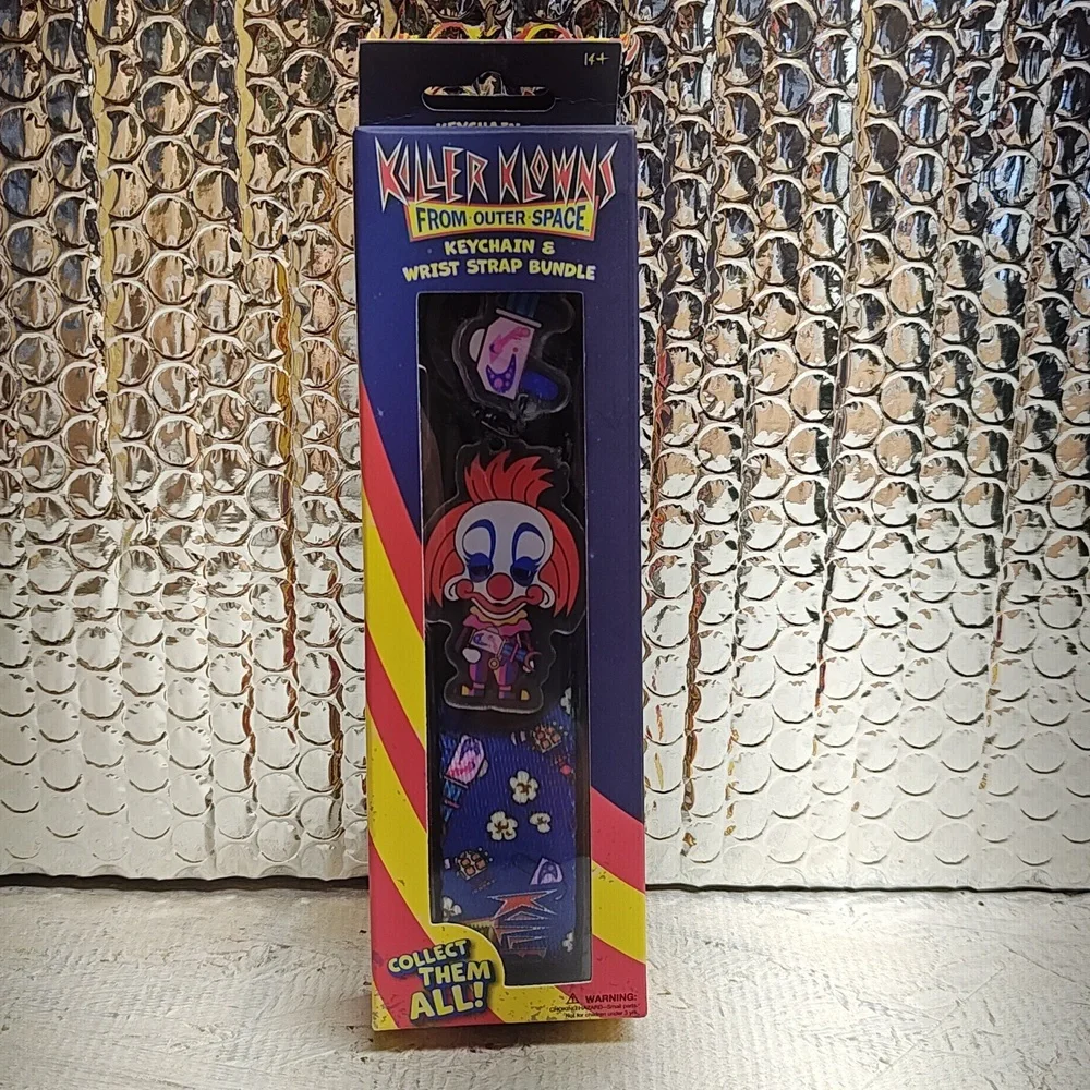 Killer Klowns From Outer Space Keychain & Wrist Strap Bundle